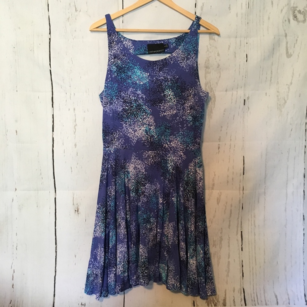 Cynthia Rowley knit skater dress SOFT medium